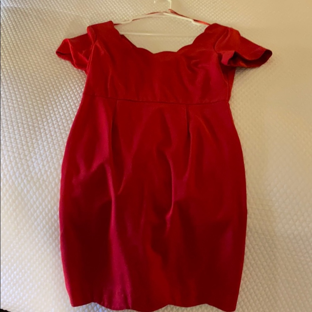 Sexy red dress